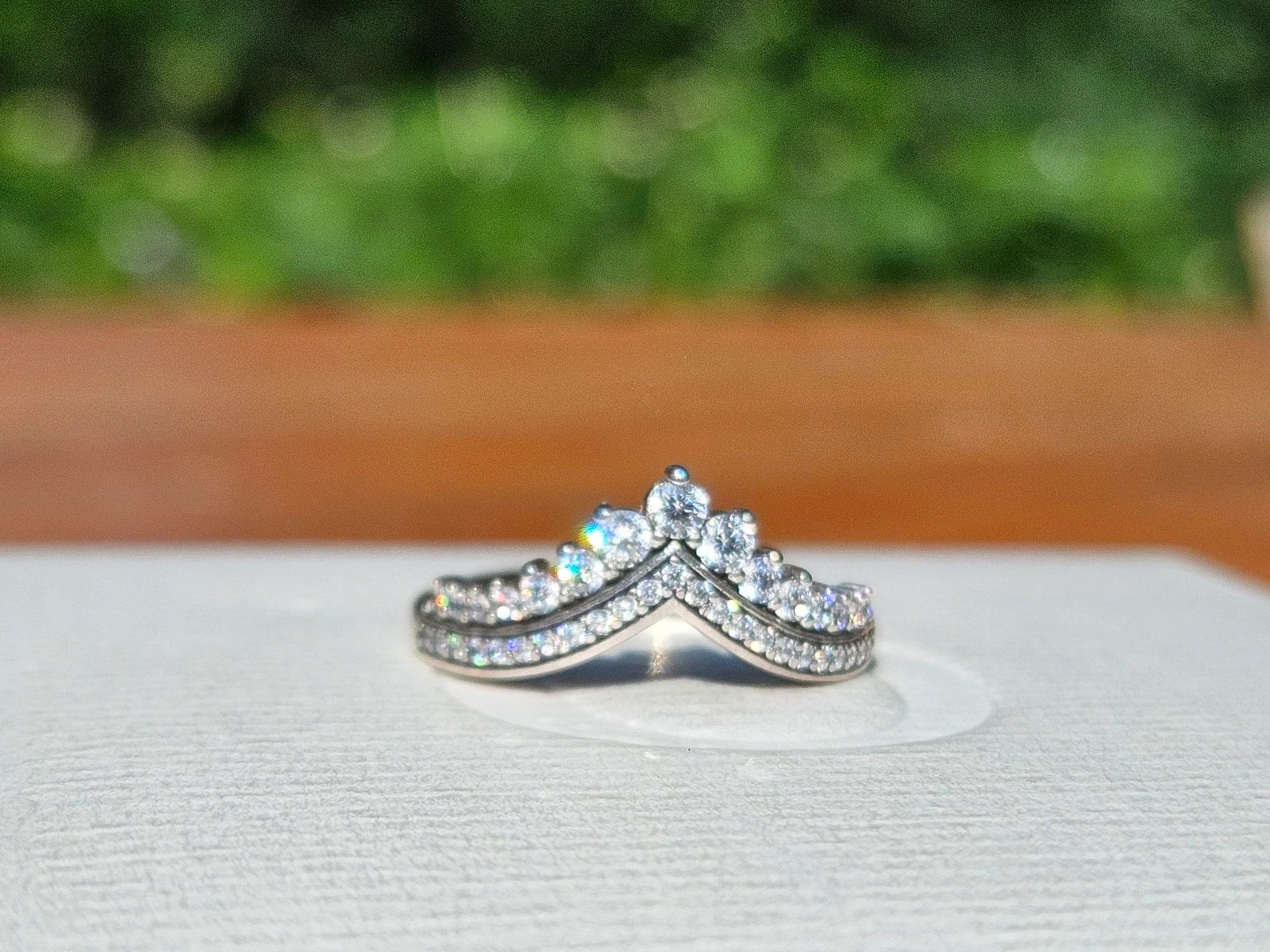 Anel de wishbone da Pandora tamanho 56 – photo 5